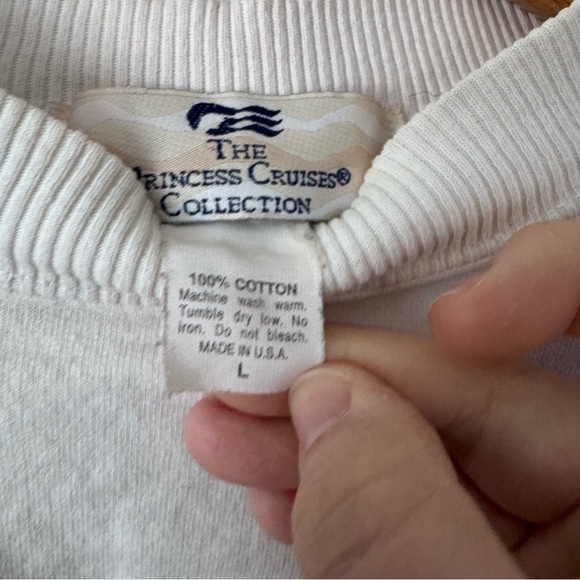 Vintage Carribean embroidered graphic sweatshirt Size Large - Picture 4 of 6